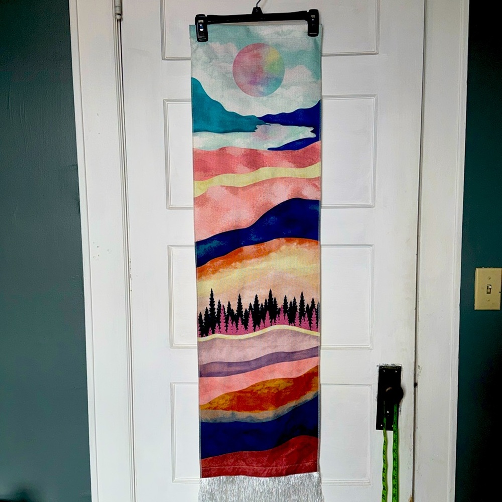 Mountain wall hanging